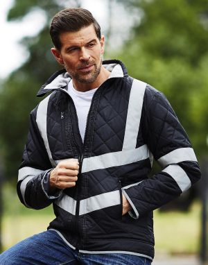 Hi-Vis Steppjacke - Elegante Jacke für Sicherheit, Komfort, Qualität und Style