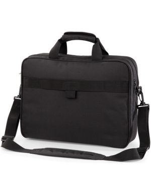 Exklusive Laptop-Taschen / Dokumententasche in grau und schwarz - Mit Firmenlogo bestickbar