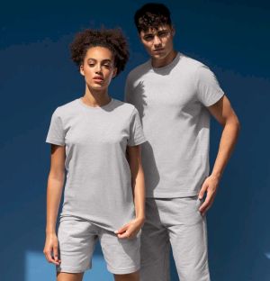 Regenerierte Baumwolle / recyceltes Polyester T-Shirt unisex